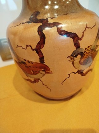 Jarrón artesanía ARNALDO pintado a mano