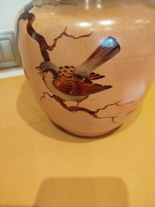 Jarrón artesanía ARNALDO pintado a mano