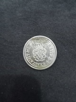 Moneda 2 Reales Plata Felipe V (1708) Segovia -EBC