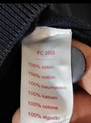 Cardigan Lacoste L!VE Blu Navy Taglia L