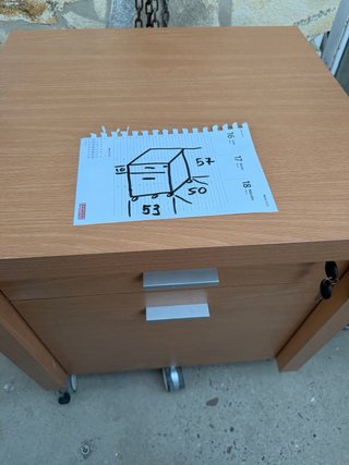 Cajonera de oficina con llave
