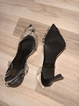 Tacones Miss Lola Talla 38.5 Brillantes