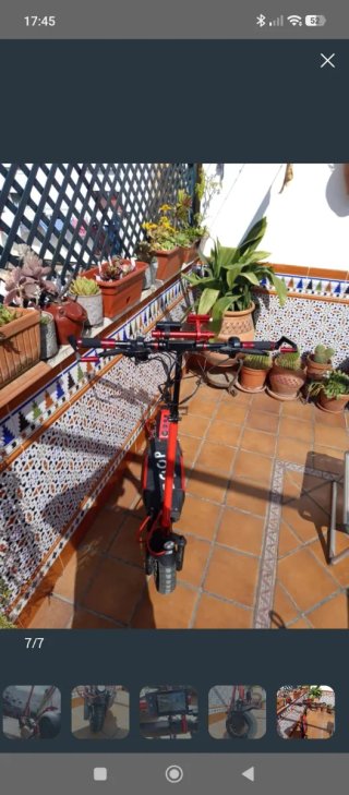 Patinete Eléctrico Ecoxtrem Boop Rojo