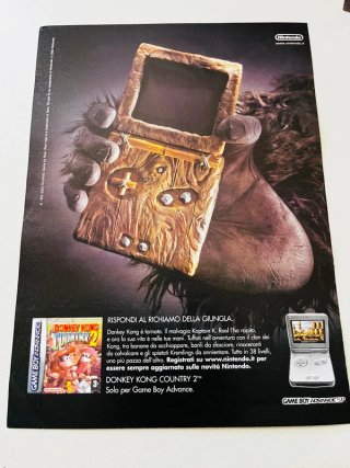 Locandina Donkey Kong Country 2 13x18 cm