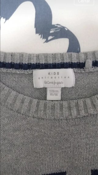 Jersey chico NYC BKLN gris