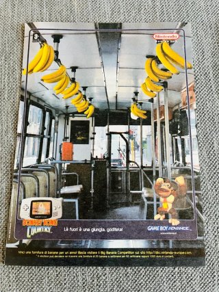 Locandina Nintendo Donkey Kong 2000 13x18 cm