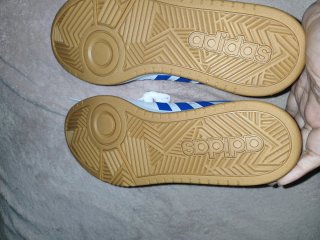 Adidas Zapatillas Blancas y Azules Nuevas