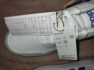 Adidas Zapatillas Blancas y Azules Nuevas