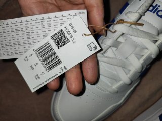 Adidas Zapatillas Blancas y Azules Nuevas