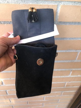 Bolso bandolera móvil ALE-HOP negro