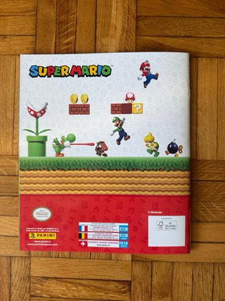Álbum cromos Super Mario Panini