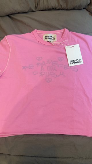 Camiseta Bad Bunny x Zara Rosa