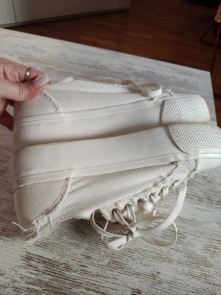 Zapatillas plataforma Pull&Bear blancas