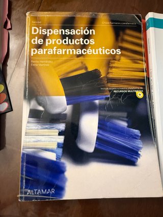 Libros grado medio de farmcia y parafarmacia