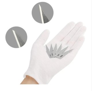 Cúter profesional + 80 cuchillas para manualidades
