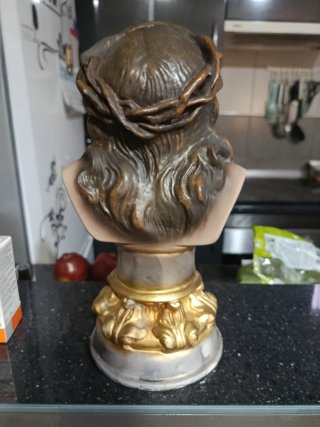 Cristo antiguo busto religioso