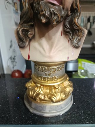 Cristo antiguo busto religioso