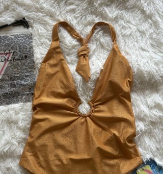 Bañador Guess Dorado con Aro