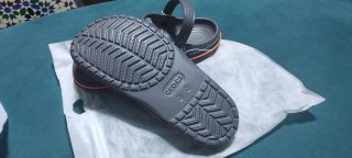 Sandalias Crocs Hombre Gris Naranja 40 hasta 45