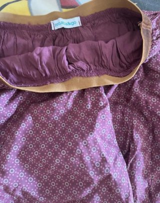 Falda corta estampada