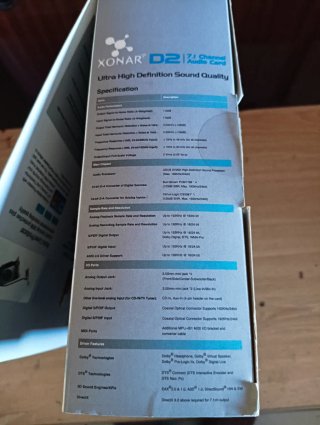 Tarjeta Sonido ASUS Xonar D2 7.1 HD