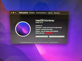 MacBook Air i5 SSD 8GB