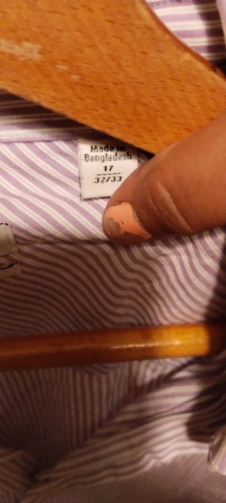 Camisa Rayas Vintage Calvin Klein Talla 44