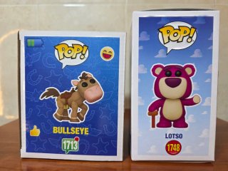Pack Funko Pop! Bullseye 1713 y Lotso 1748 Flocked