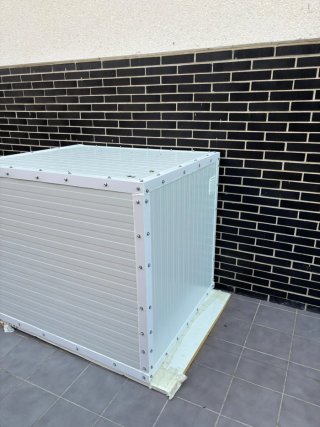 Caseta perro panel sándwich