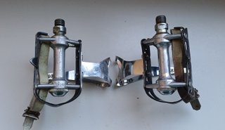 Coppia pedali Miche con puntapiedi