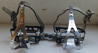 Coppia pedali Miche con puntapiedi