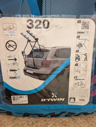 Portabicicletas Btwin 320
