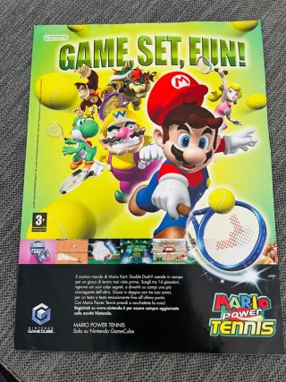 Locandina Mario Power Tennis Nintendo 2005