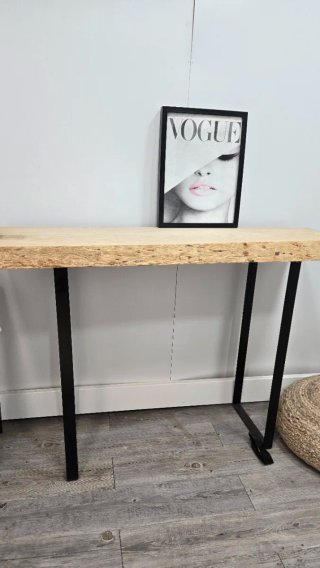 Mesa Auxiliar Madera y Metal