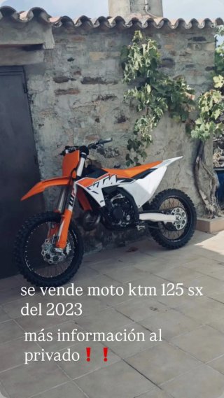 KTM 125 SX 2023 Moto de Cross