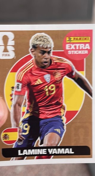 Cromo Panini Extra Lamine Yamal España