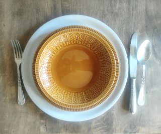 6 Bajoplatos Cerámica Blancos Italianos