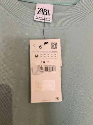 Sudadera Zara Hombre Verde