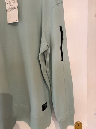 Sudadera Zara Hombre Verde
