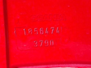 Scania 110798 deflector der 1856474 serie p/g/r