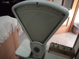 Balanza Berkel 2 Platos con Caja de Pesas