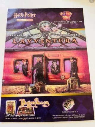 Locandina Harry Potter 2002 Originale 13x18 cm