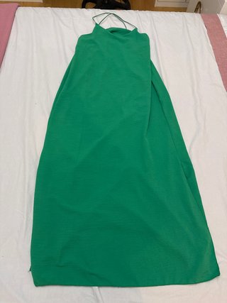 Vestido largo verde