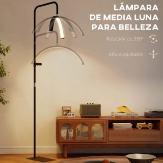 Lámpara de pie con mando