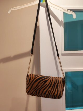 Bolso estampado cebra