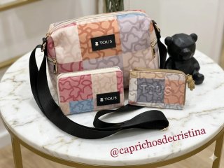 Bolso+cartera+monedero multicolor.SOLO ENVIOS