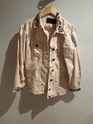Chaqueta vaquera adornada Talla M