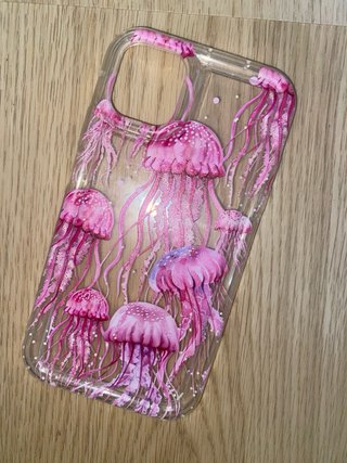 FUNDA IPHONE 11 MEDUSAS ROSAS