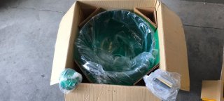 Lámpara Kartell Fly Verde Transparente