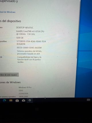 Portátil Toshiba m5